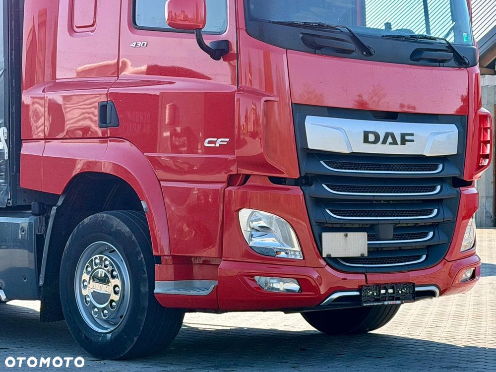 DAF CF 430 / FIRANKA / WINDA / E6 / 6x2 / AUTOMAT / NOWE TACHO / 3 OŚ PODNOSZONA / SKRĘTNA / 19 EUROPALET / SYPIALKA / 2018 ROK - 9