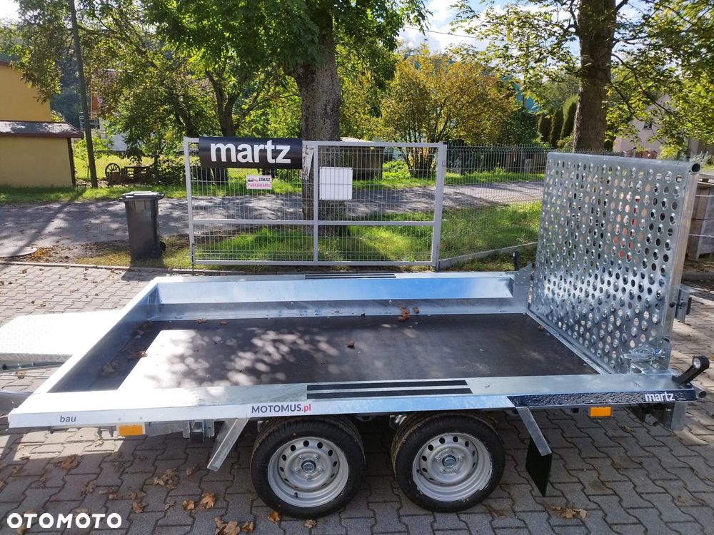 Martz Przyczepa Martz Bau 300x150 2700kg 2 osie pod sprzęt budowlany minikoparka walec dostawa - 6