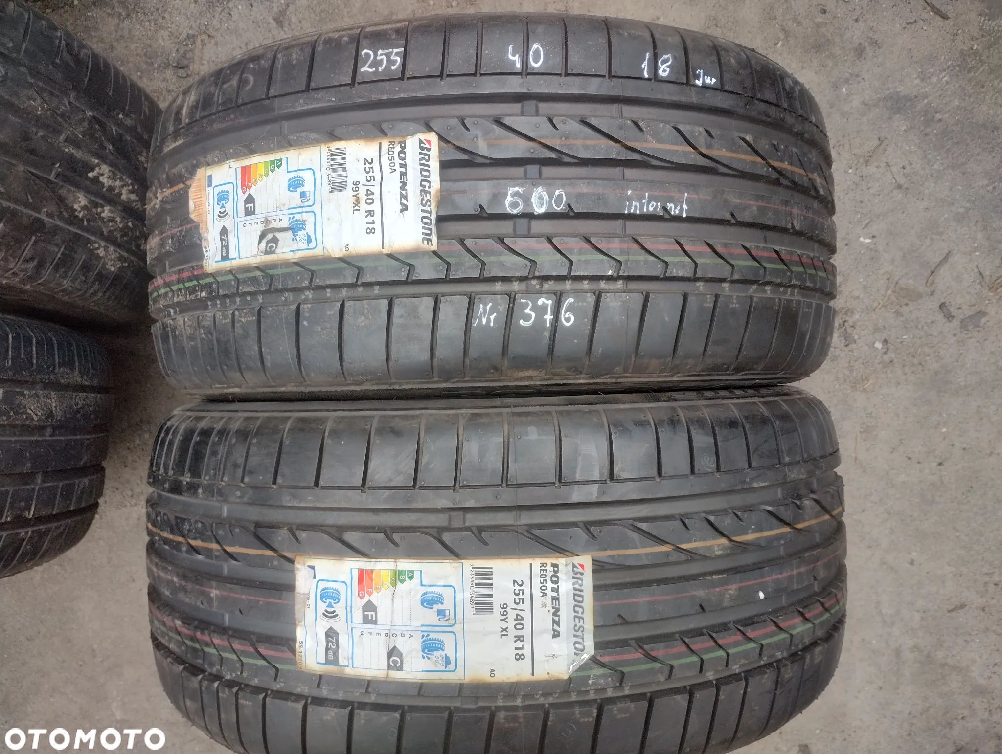 Bridgestone 255/40/18 nr 376 - 1
