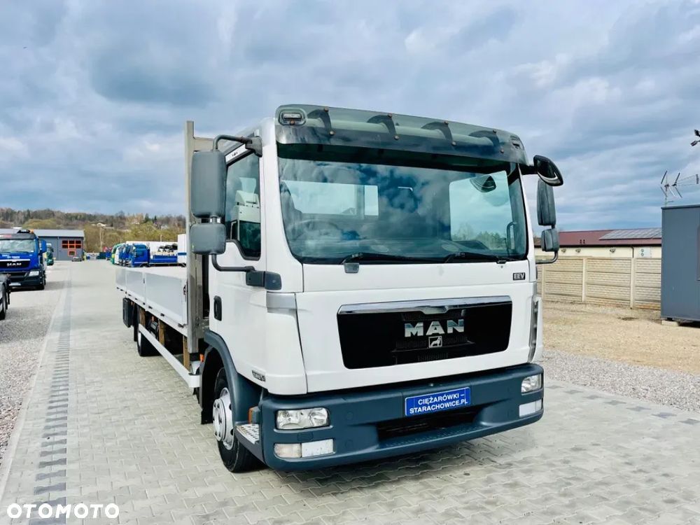 MAN TGL 12.250 TGM E5 skrzyniowy 820cm / platforma / laweta / pomoc drogowa / burtowy / automat / Anglik - 6