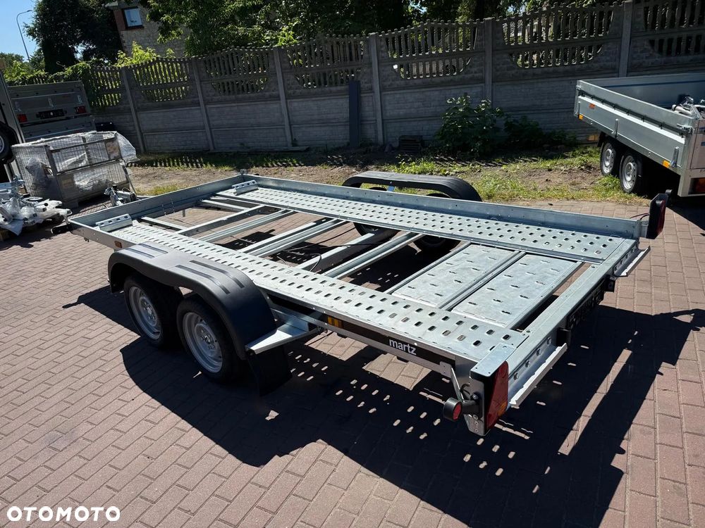 Martz Przyczepa TIEFLADER 400 2T 400x180 cm DMC 2000 kg uchylna laweta samochód quad - 4