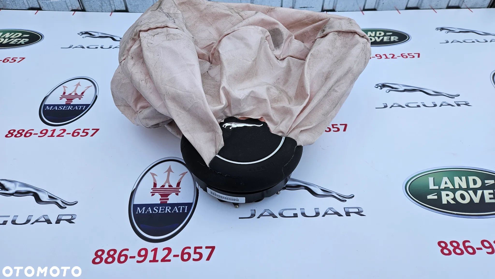 Jaguar XJ 351 Poduszka kierowcy Airbag kierownicy Kolor czarny WYSTRZELONA - 1