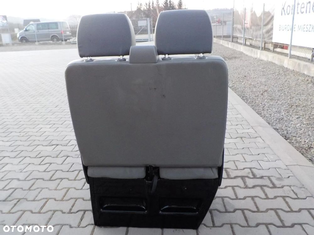 VW T5 FOTEL PODWÓJNY PASAŻERA PRZÓD DWÓJKA XOXO - 5