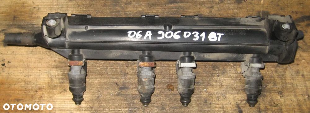 wtrysk wtryski 06A906031BT GOLF V OCTAVIA II 1.6 MPI listwa 06A133317AS - 1
