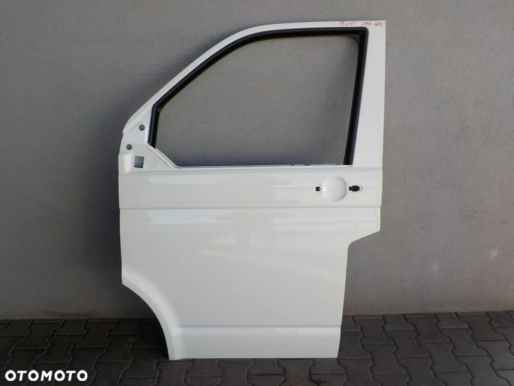 VW T5 DRZWI LEWE PRZÓD BIAŁE LB9A ZDROWE - 1