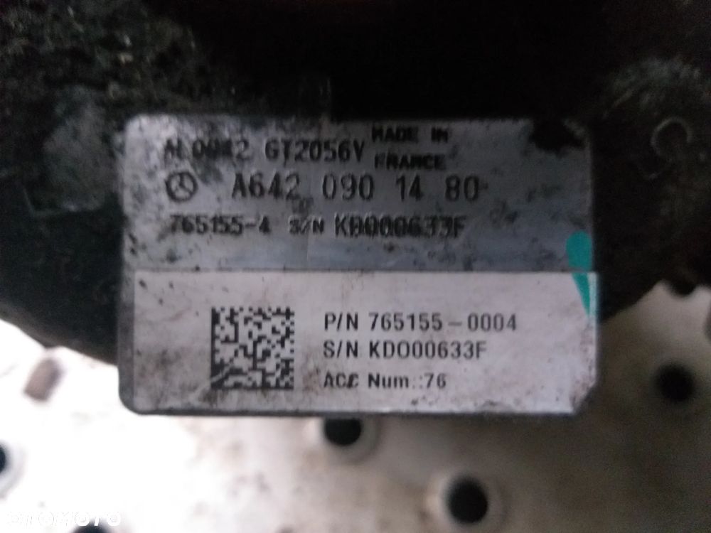 Turboaprężarka mercedes W211 W221 W164 W251 W219 3.0 CDI V6 A6420901480 - 2