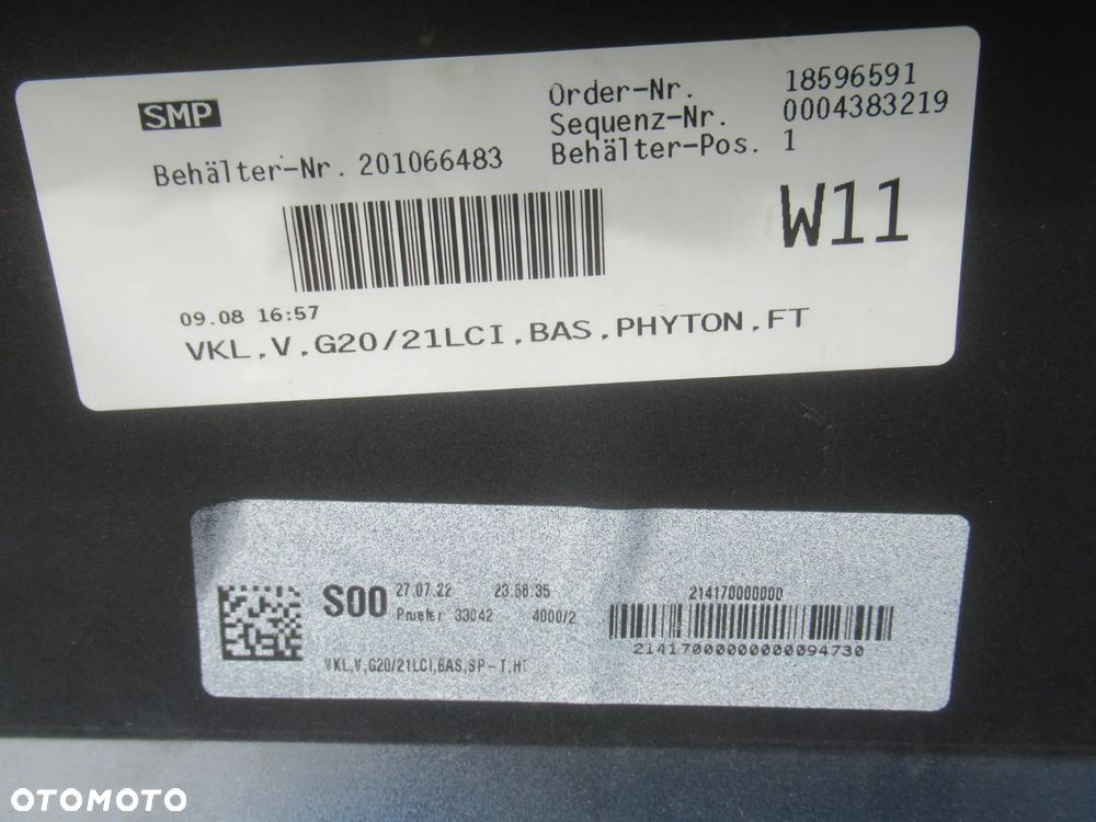 ZDERZAK PRZEDNI PRZÓD BMW 3 G20 G21 LIFT 2022 - 27