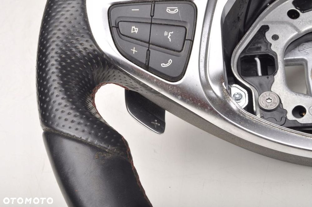 W176 KIEROWNICA MULTIFUNKCYJNA ŁOPATKI SKÓRA - 10