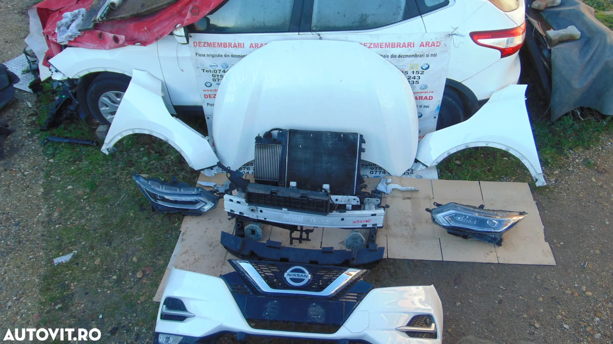 Fata completa Nissan qashqai 2017-2021 bara faruri capota aripi radiatoare ventilator trager far ar - 15