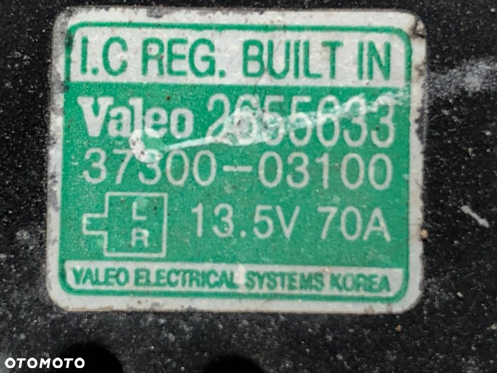 ALTERNATOR  HYUNDAI i20 I (PB, PBT) 2008 - 2022 1.2 57 kW [78 KM] benzyna 2008 - 2012 37300-03100 - 4