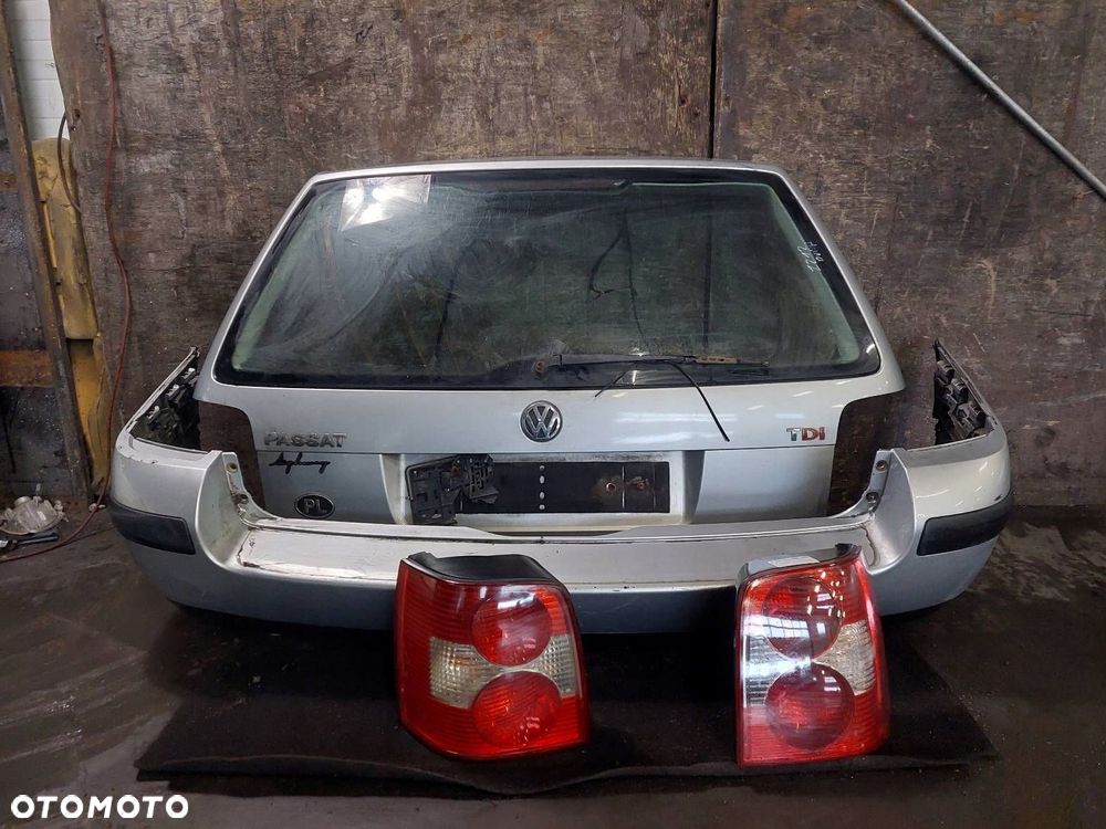 KOMPLETNY TYŁ KLAPA BAGAŻNIKA ZDERZAK LAMPY PASSAT B5 FL LIFT KOMBI LA7W - 1