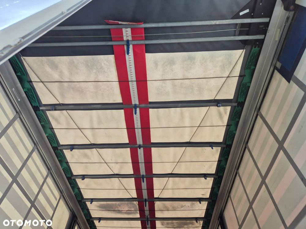 Krone BURTOWA BUDOWLANA VARIOS PÓŁMEGA 385/55 z Niemiec / ALUFELGI / stan bardzo dobry / PODNOSZONA OŚ I DACH / BPW firanka burto-firanka firana burtówka burto firanka - 9