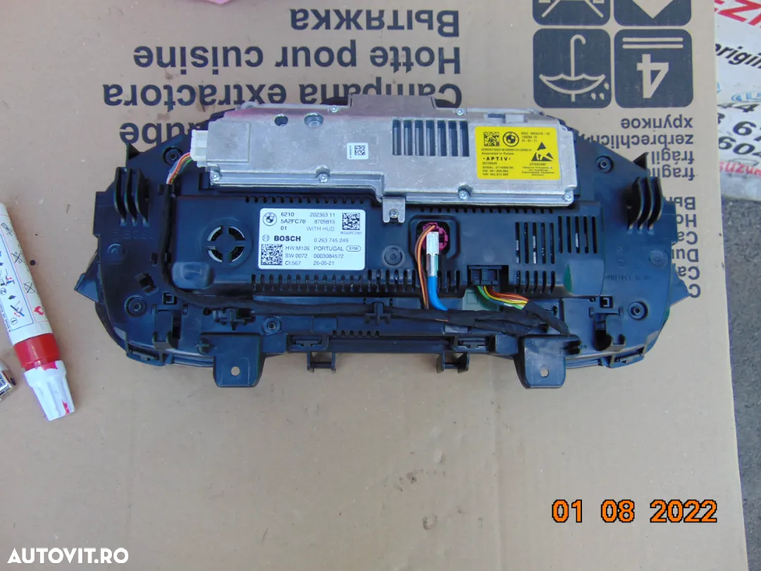 Ceasuri Bord BMW X5 G05 X6 G06 X7 G07 ceasuri display bord instrumentar bord HUD - 3