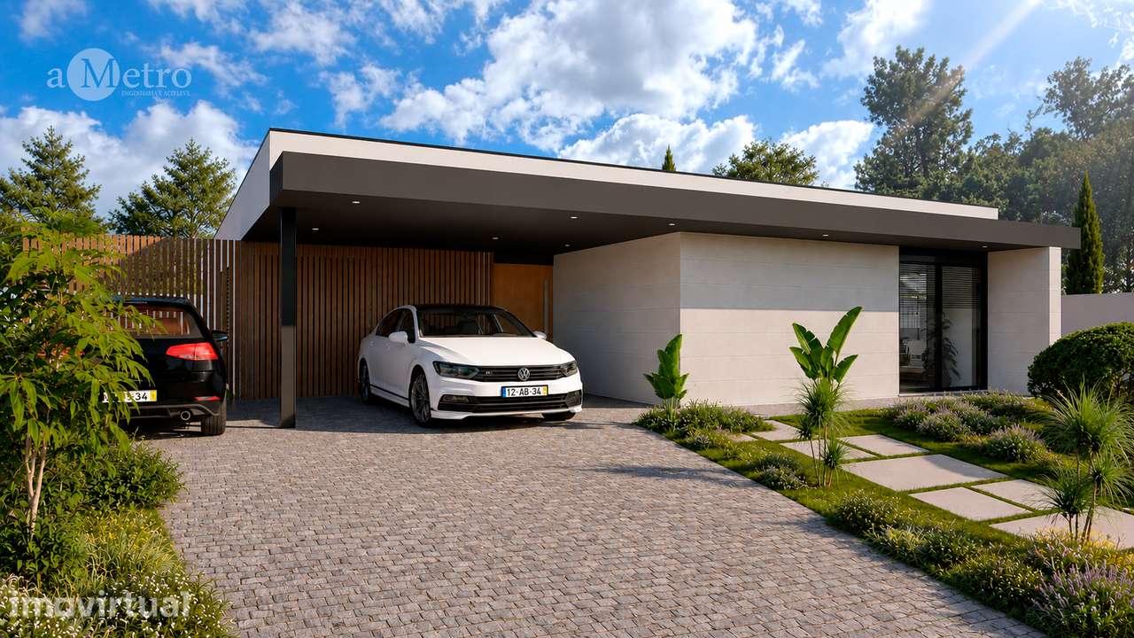 Moradia T3+1 térrea com piscina e jardim – Trofa - Grande imagem: 3/26