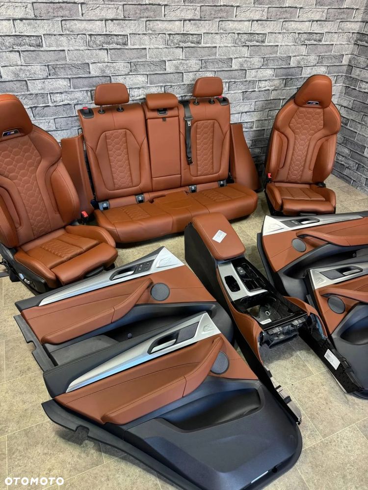 FOTELE KOMPLETNY ŚRODEK BOCZKI KANAPA M POWER BMW F97 X3M G01 X3 TARTUFO - 3