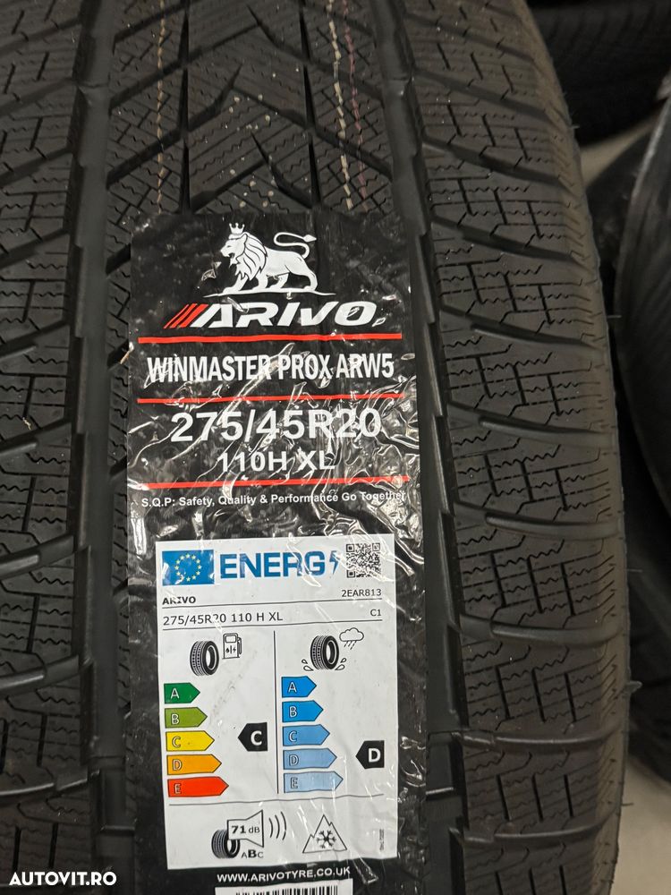 Vând set anvelope 275/45/20-305/40/20 Arivo de iarnă noi - 2