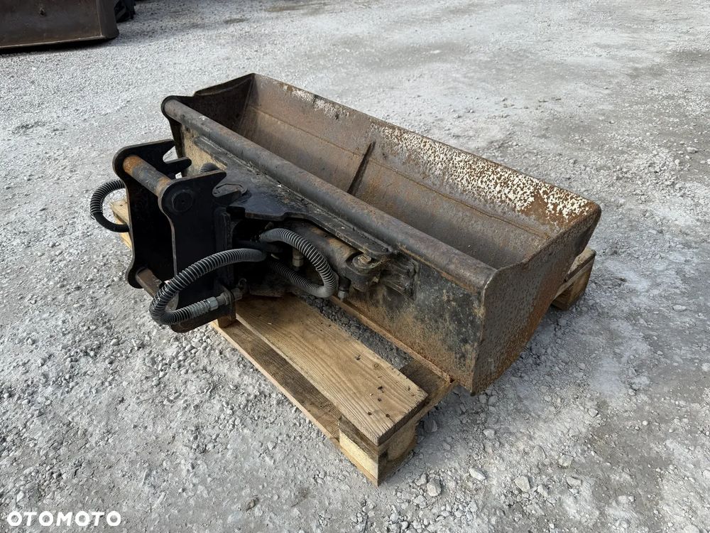 ŁYŻKA SKARPOWA SKARPÓWKA HYDRAULICZNA 120CM LEHNHOFF MS01 MS 01 KOPARKI MINIKOPARKI JCB HITACHI YANMAR BOBCAT CAT KUBOTA - 3