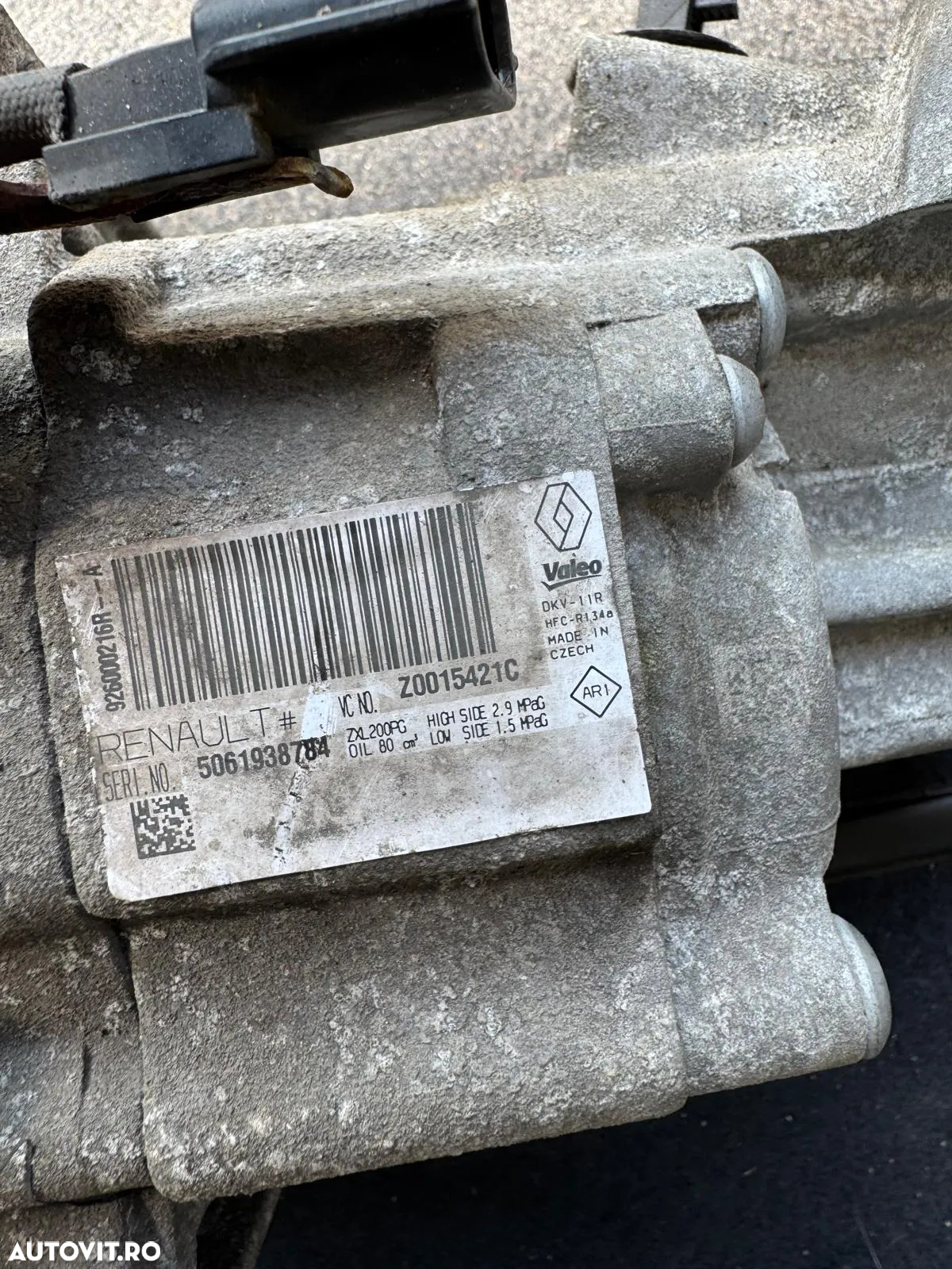 Compresor clima AC Dacia Logan 2 Sandero 2 etc motor 0.9 TCE benzina - 4