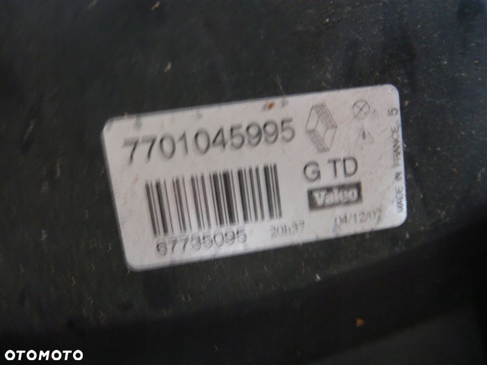 reflektor lampa lewa przód 7701045995 renault clio ii - 2