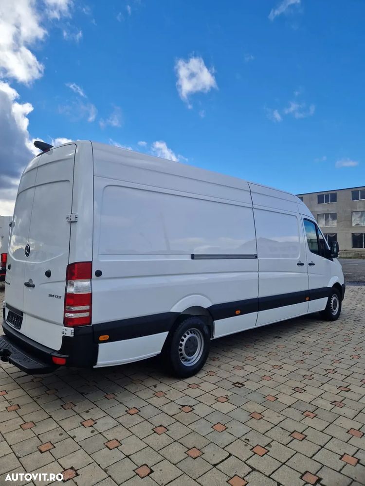 Mercedes-Benz Sprinter 314 CDI MAXI XXL An 2017 Cutie Automată Climă Navigație Mare Scaun pernă aer Pilot automat Cameră video pe marșalier Cârlig de remorcare - 3