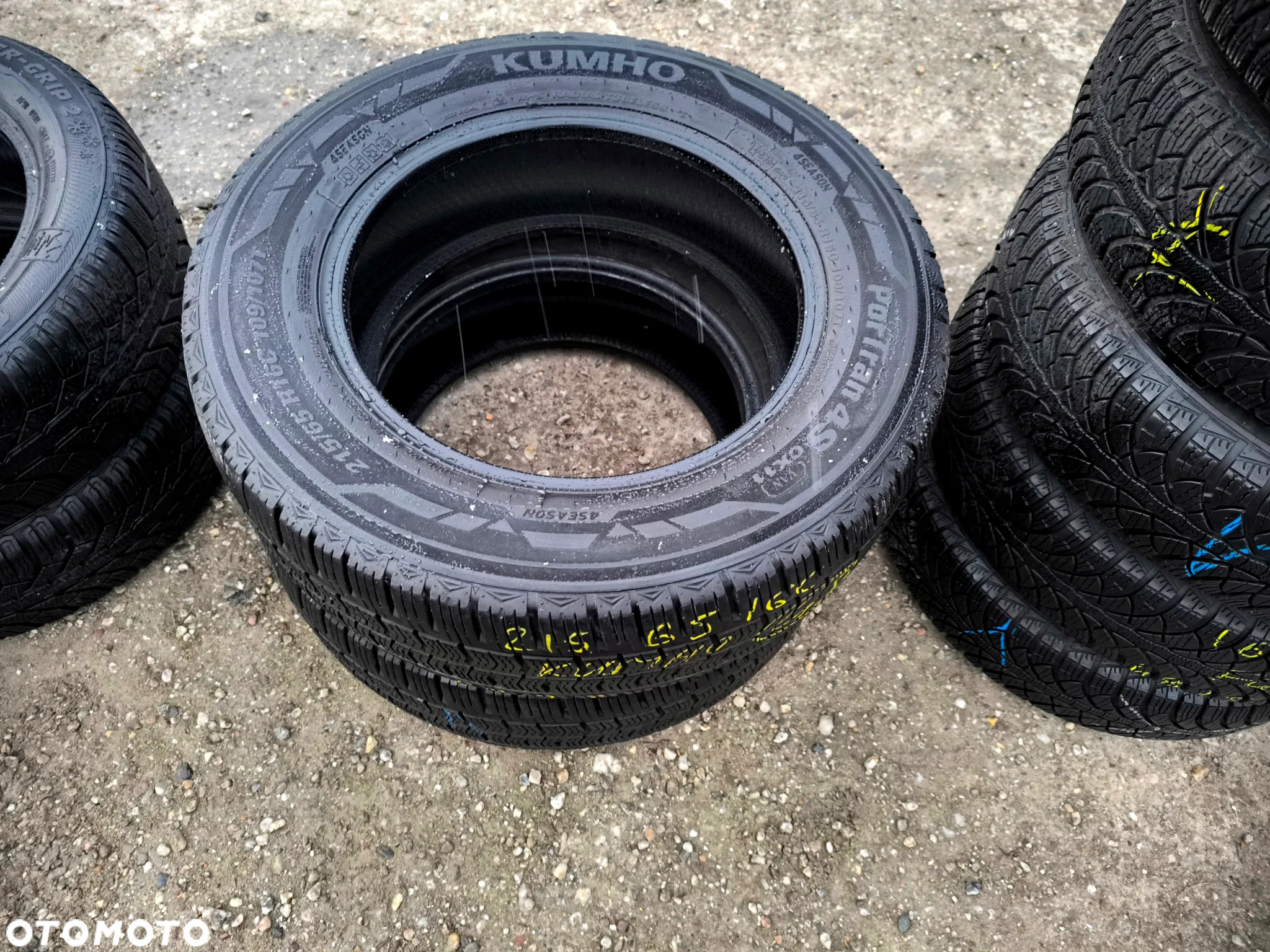 215/65R16C Opony Całoroczne Wielosezonowe KUMHO ProTran 4S CX11 VAN 6,5mm Legnica ALU-RAD 23r. 215/65 - 4