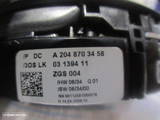 Interruptor A2048703458 MERCEDES W204 C220 Cdi 2008 2.2 Cdi 170Cv 5P PRETO VIDROS FE - 3