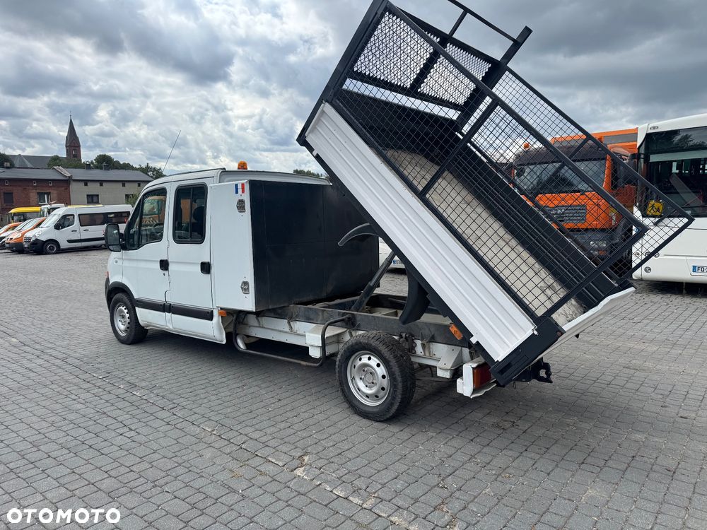 Renault Master 2009 r. kraty wywóz liści Wywrotka Kiper Brygadówka 7 Osobowy Dubelkabina Dobelkabina Wywrot Doka - 10