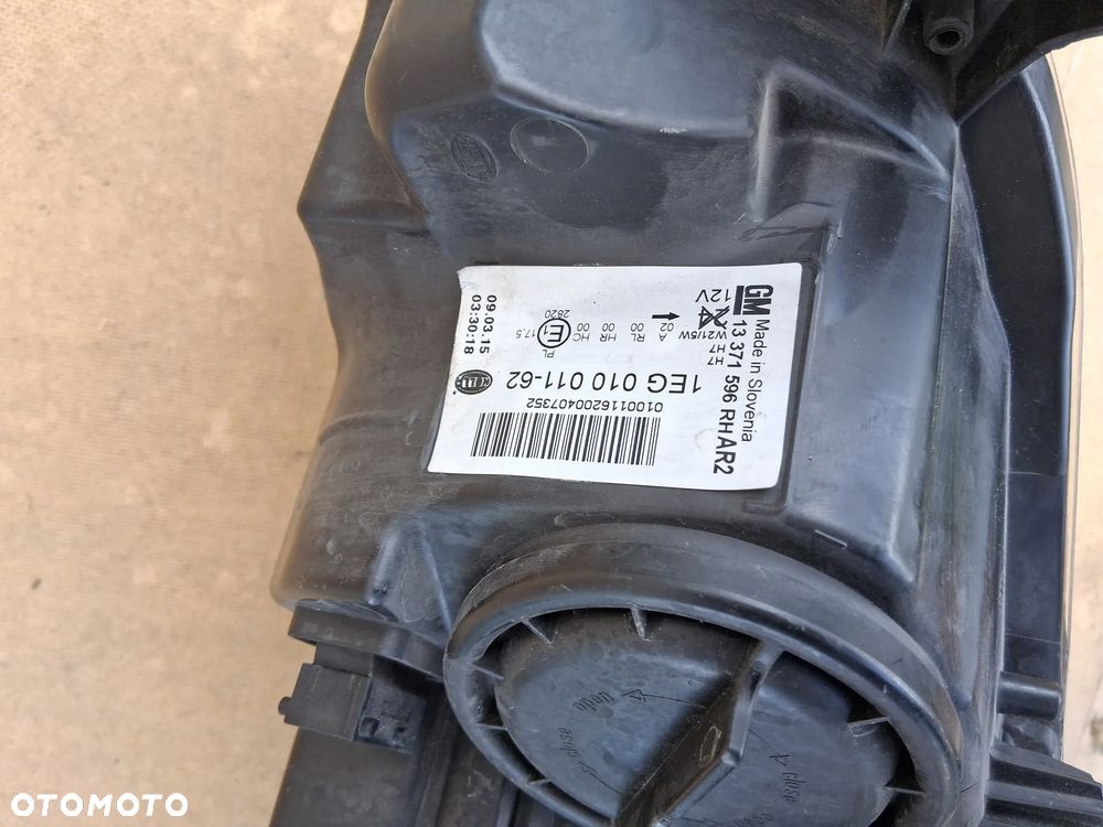 Lampa Prawy Przod przednia OPEL ASTRA J LIFT 13371596 - 5