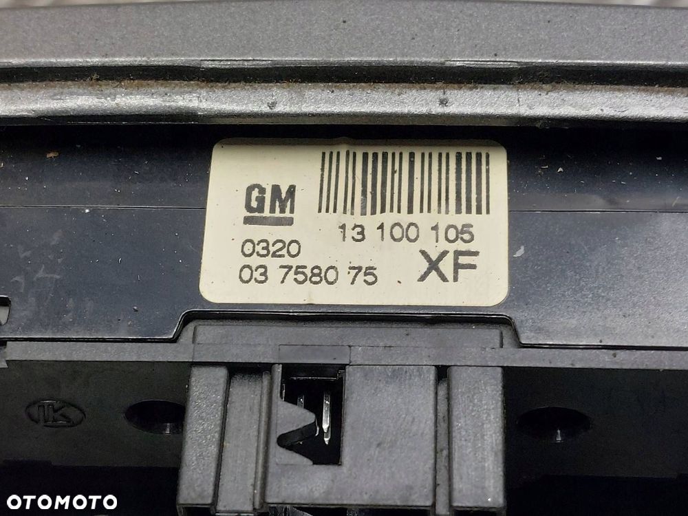 RADIO ODTWARZACZ PANEL NAWIEWU RAMKA OPEL ZAFIRA B 13100105 13190742 - 3