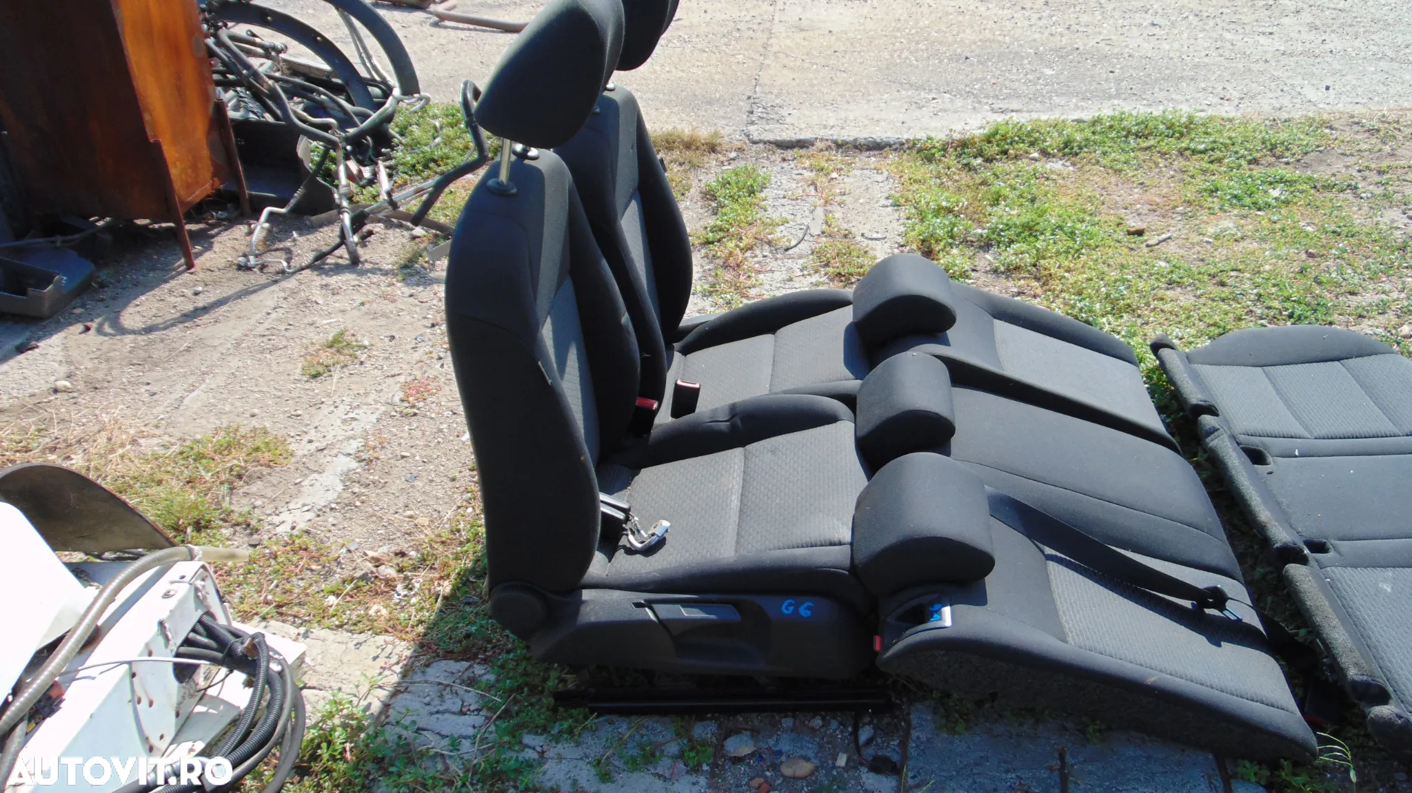 banchete spate VW Golf 6 model 5 usi scurt hatchback bancheta spate completa dezmembrez golf 6 - 5