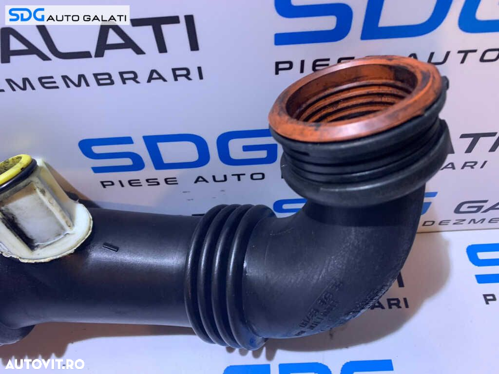 Conducta Teava Admisie Turbina Turbosuflanta Citroen Berlingo 1.6 HDI 2004 - 2008 Cod 9687883780 - 3