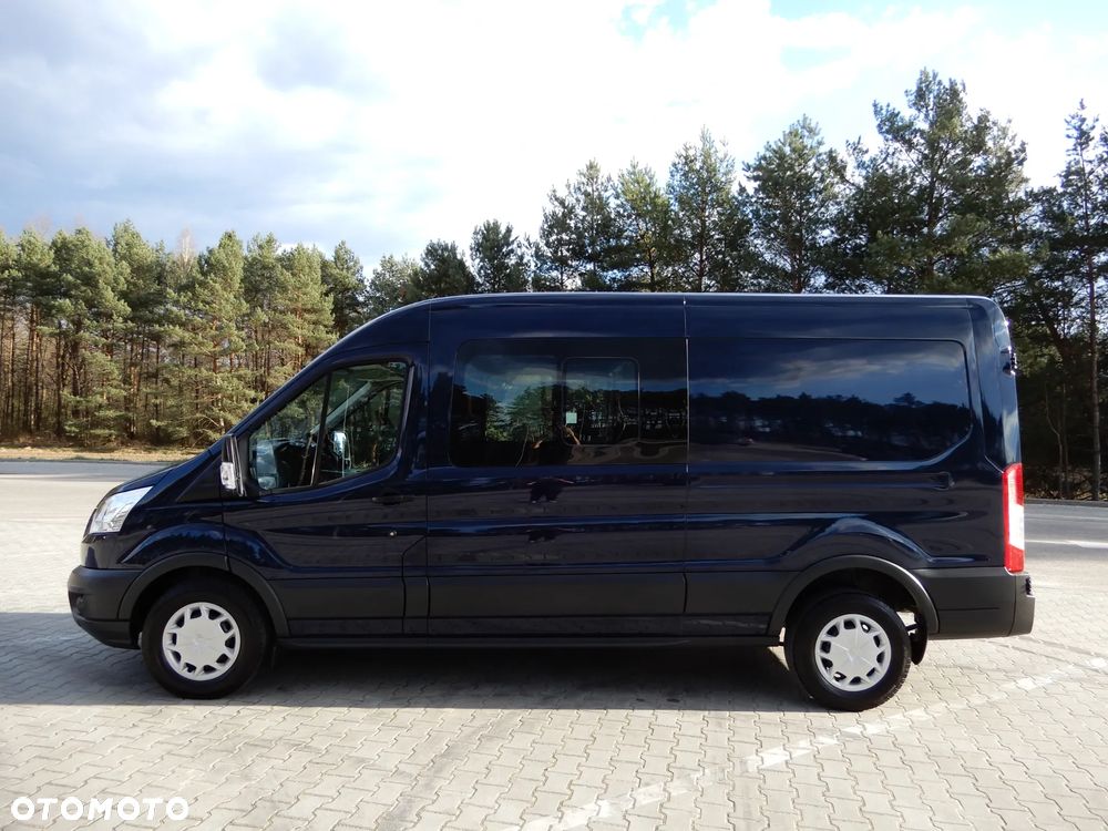 Ford Transit 2.0 DCiV 130 Km EcoBlue Wersja TREND L3H2 Blaszak Furgon 6-Cio Osobowy Doka Brygadowy Dubel + 1267 Kg Ładowność DMC 3500 Kg Stan Auta Jak Nowy UNIKAT !!! - 6