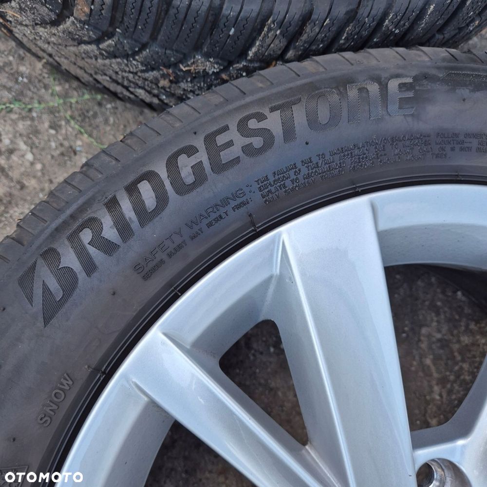 ZIMA KOŁA 205/55 R16 ORYGINAŁ VW GOLF CADDY PASSAT TOURAN BRIDGESTONE 2022r - 8