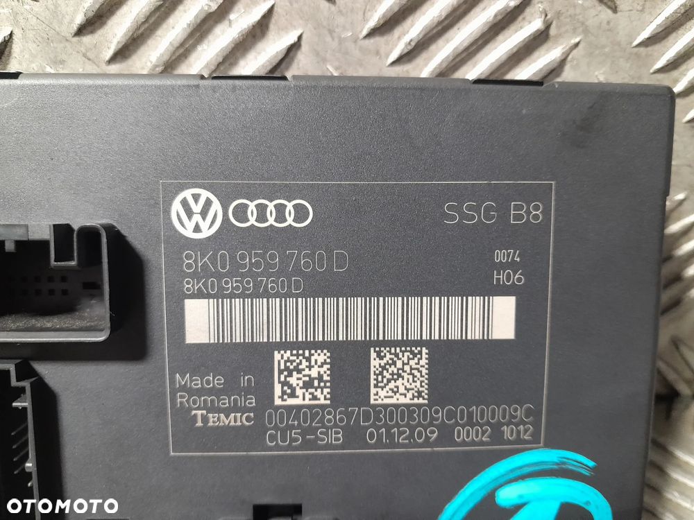 AUDI A5 A4 MODUŁ PAMIENCI FOTELA 8K0959760D - 2