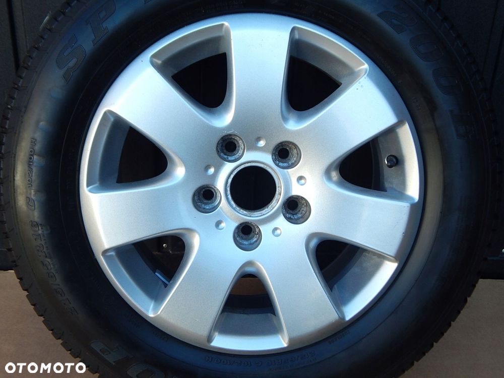 vw t5 alufelga koło zapasowe opona dunlop 215/65 r16 bieżnik 7.83 - 3