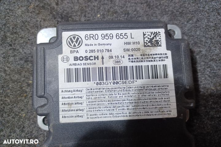 Calculator airbag 6R0959655L Skoda Fabia 5J [facelift] [2010 - 2014] - 4