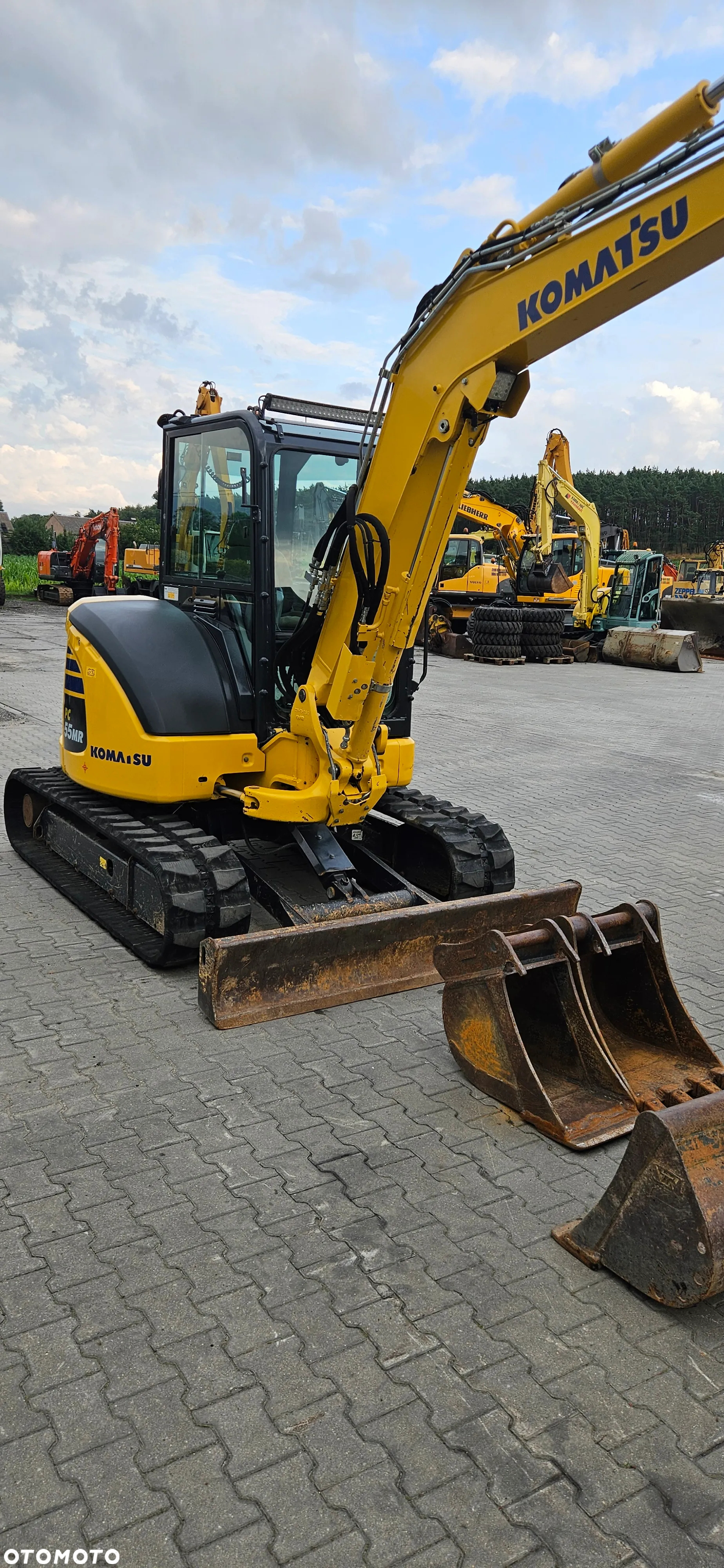 Komatsu PC55MR-5EO Rototilt! 2800Mtg! 3 łyżki! Sprowadzona! - 8