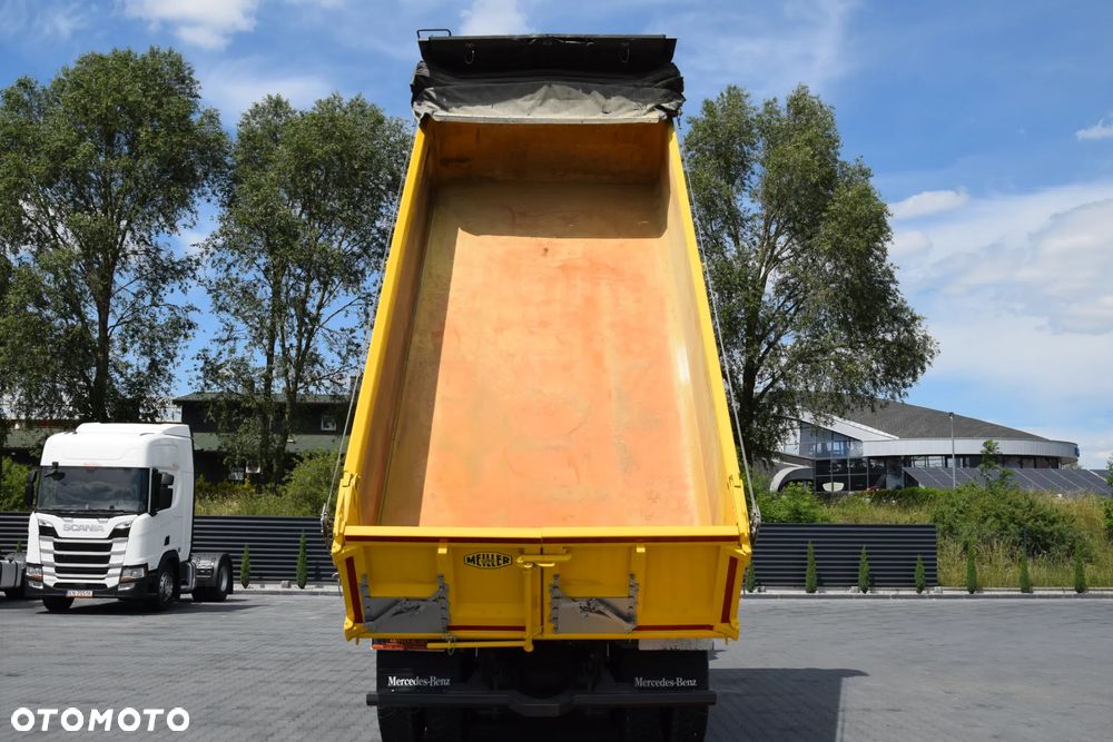 Mercedes-Benz AROCS 3243 / 8x4 / EURO 6 / WYWROTKA / MELLER KIPPER / HYDROBURTA / AUTOMAT / NOWE OPONY / NISKI PRZEBIEG / SERWISOWANY / SPROWADZONY - 23