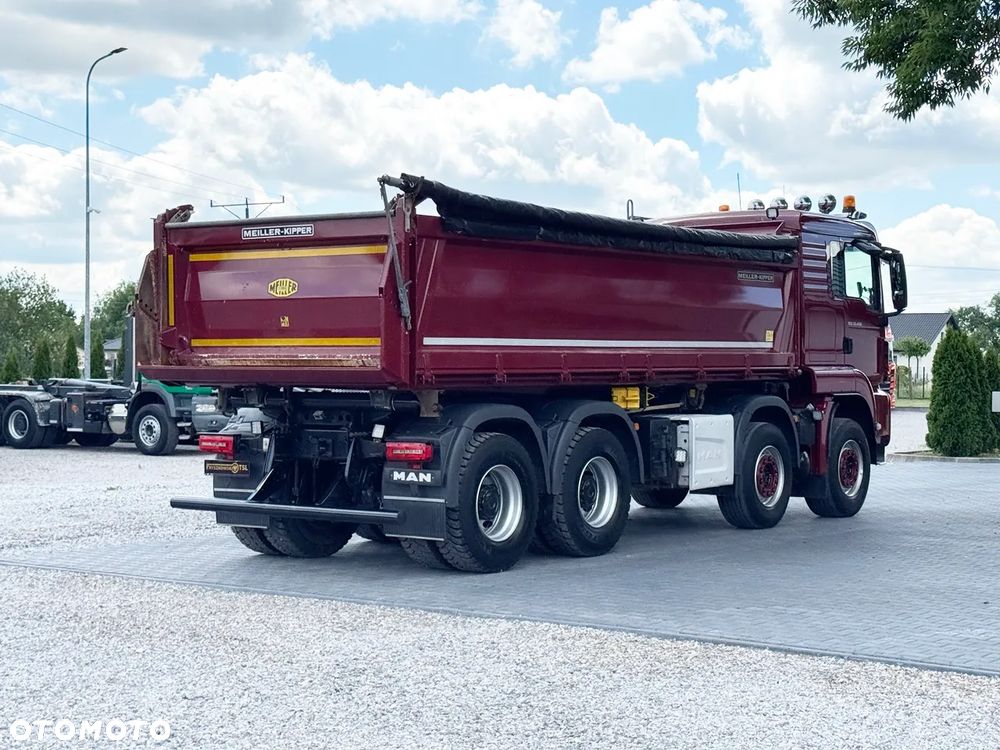 MAN TGS 35.460 // 8X4 // MANUAL // RESOR // MEILLER KIPPER 16 m3-3STRONNY // BURTA 110 // DWIE KAMERY // Z NIEMIEC - 11