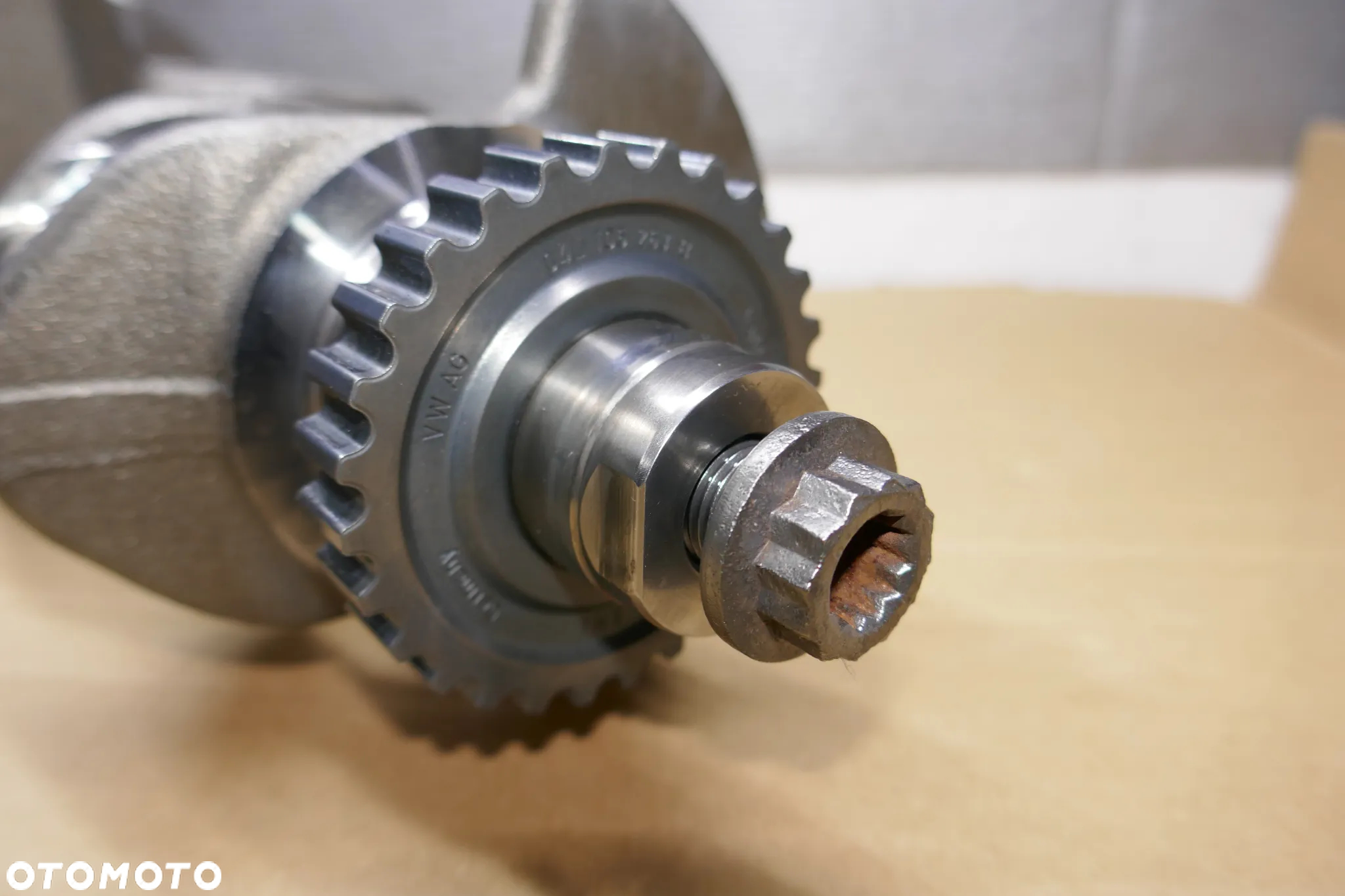 WAŁ KORBOWY VW SEAT SKODA AUDI 1.6 TDI DGT WAŁ 04LB V160 IDEALNY STAN - 13