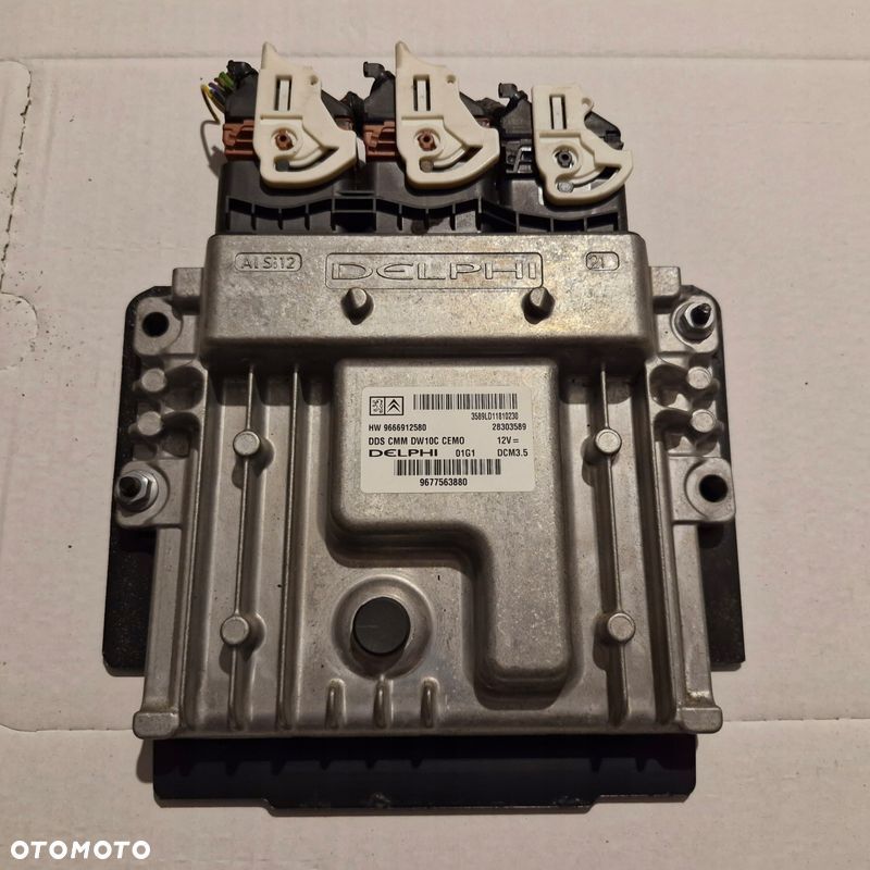 KOMPUTER SILNIKA PEUGEOT CITROEN 9666912580 9677563880 - 1
