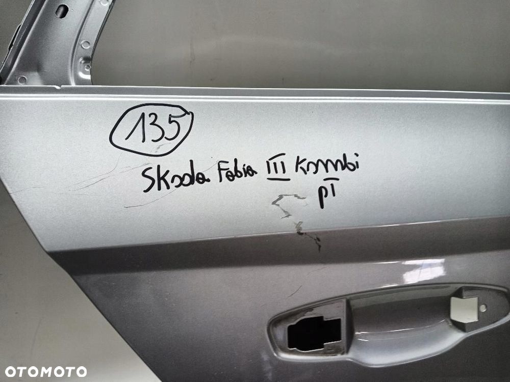 DRZWI TYŁ TYLNE PRAWE SKODA FABIA III KOMBI 6V9833312 - 6
