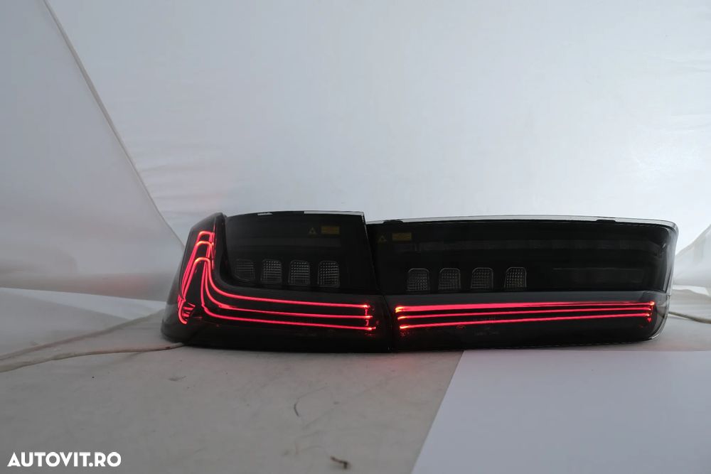 Stopuri LED compatibil cu BMW Seria 3 G20 Sedan (2018-2022) Aspect Laser Negru - 1