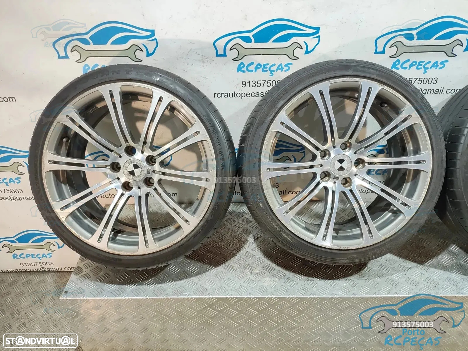 Jantes 19" BMW M3 E92 dupla medida - 8,5J / 9,5J - ET23 | ET29 | 5x120 - 19 Polegadas | Originais BMW | 5 x 120 | E90 | E93 | LCI | E87 | E81 | E88 | E82 | F30 | F31 | 36112283555 | 2283555 | 36112283556 | 2283556 - 4
