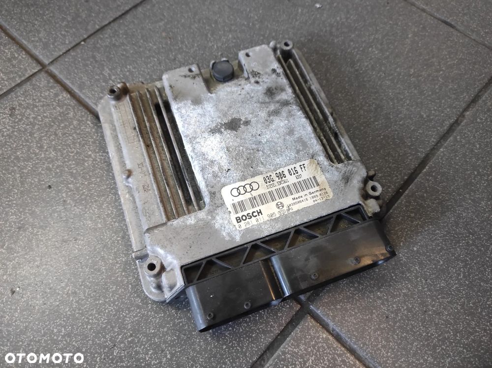 KOMPUTER STEROWNIK SILNIKA AUDI A3 8P BKD 2.0 TDI 03G906016FF DIESEL EDC16U1 0281011905 WYSYŁKA !!!! - 1