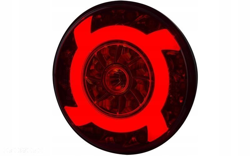 LAMPA ZESPOLONA TYLNA LED POZYCJA STOP KIERUNKOWSKAZ 12/24V POLSKI PRODUKT - 2