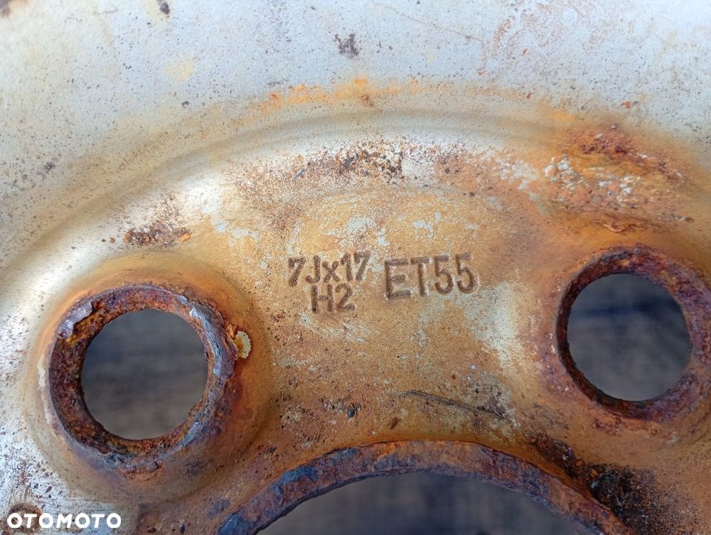 felga stalowa 7Jx17H2 ET55 vw transporter T5 T6 7E0601027B - 3