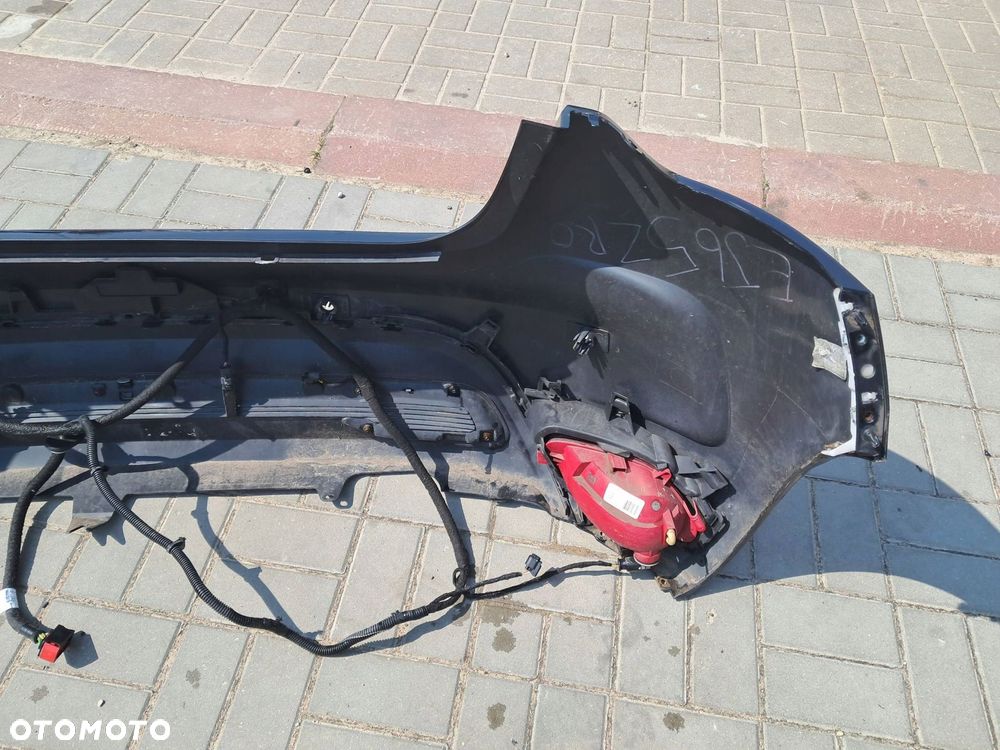 citroen ds4 zderzak tylny czarny ktv pod 4 czujniki pdc chrom - ok - 13
