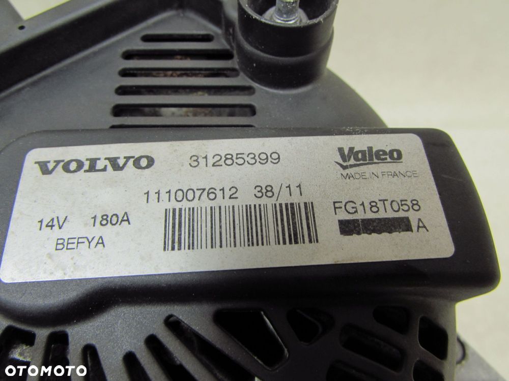VOLVO S60 II V60 XC60 V40 1.6 D2 10-18 ALTERNATOR START STOP 180A 31285399 - 9