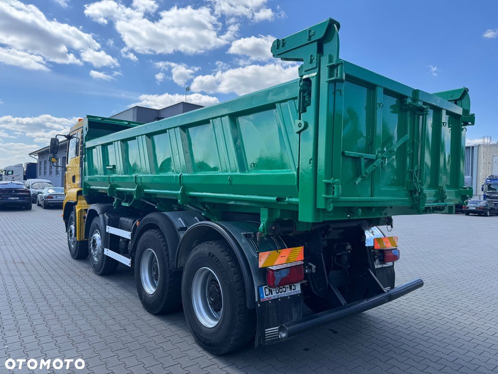 MAN TGA 35.430 8x4 MEILLER HYDROBURTA ładne i zadbane - 7